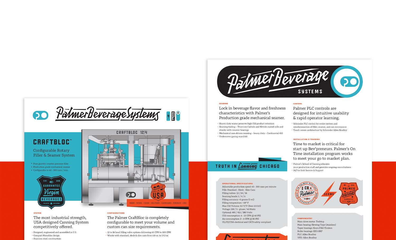 Configurable rotary filler and seamer system