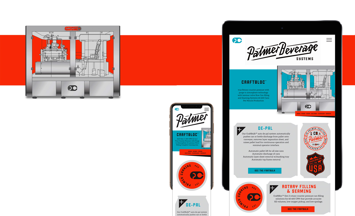 Palmer canning B2B Branding system USA