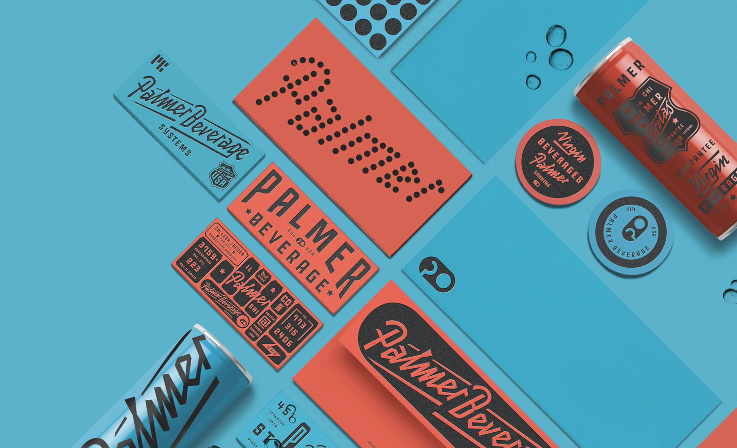 Palmer Beverages B2B Branding systems