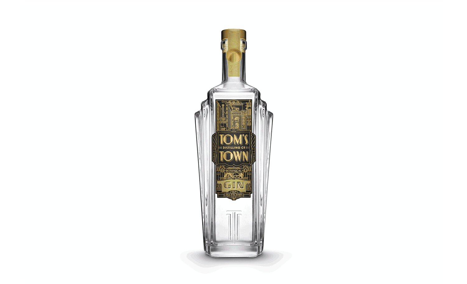 Tom's Town Distilling Co: Spirits Branding Bottle Packaging