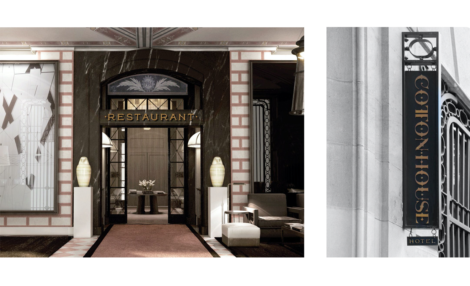 CottonHouse Entrance Signage