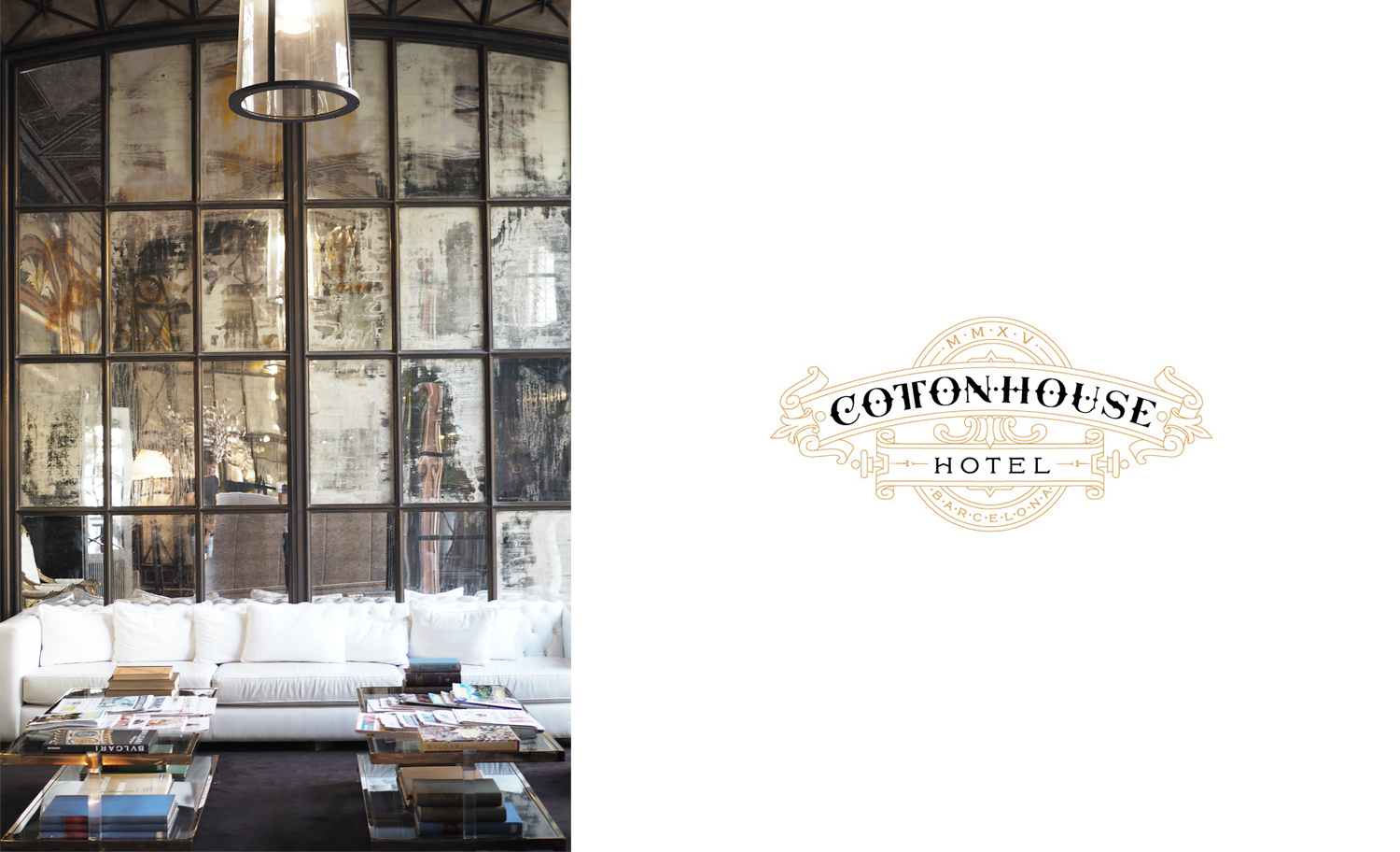 CottonHouse Interior with Logo