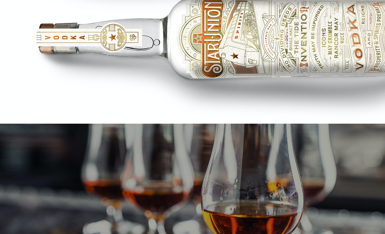 Spirits Branding GLASS IMAGE