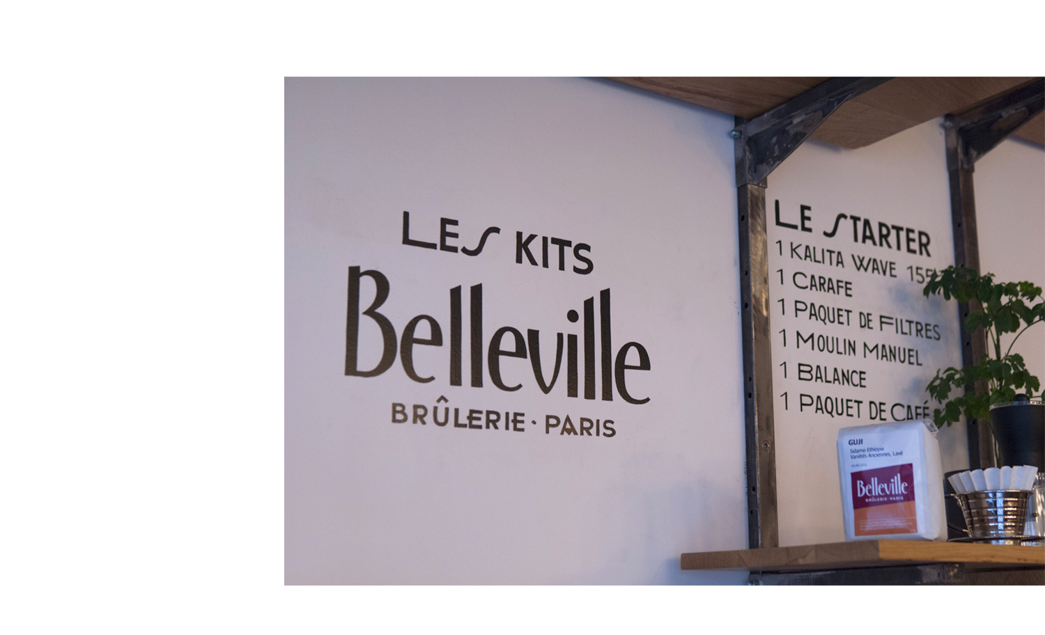 Belleville brulerie paris restaurant branding