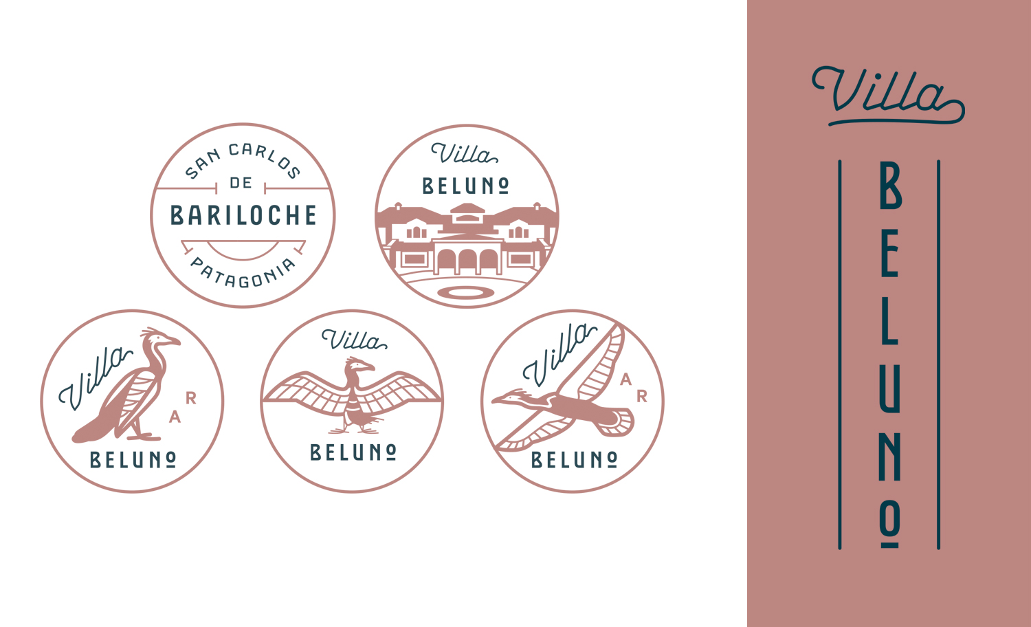 Villa Beluno Hotel Branding Logo