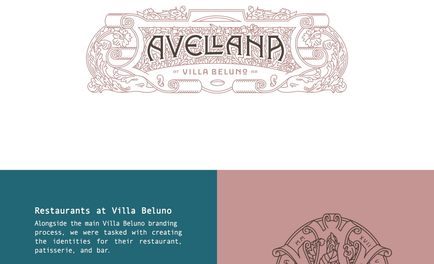 Villa Beluno Web Deisgn View