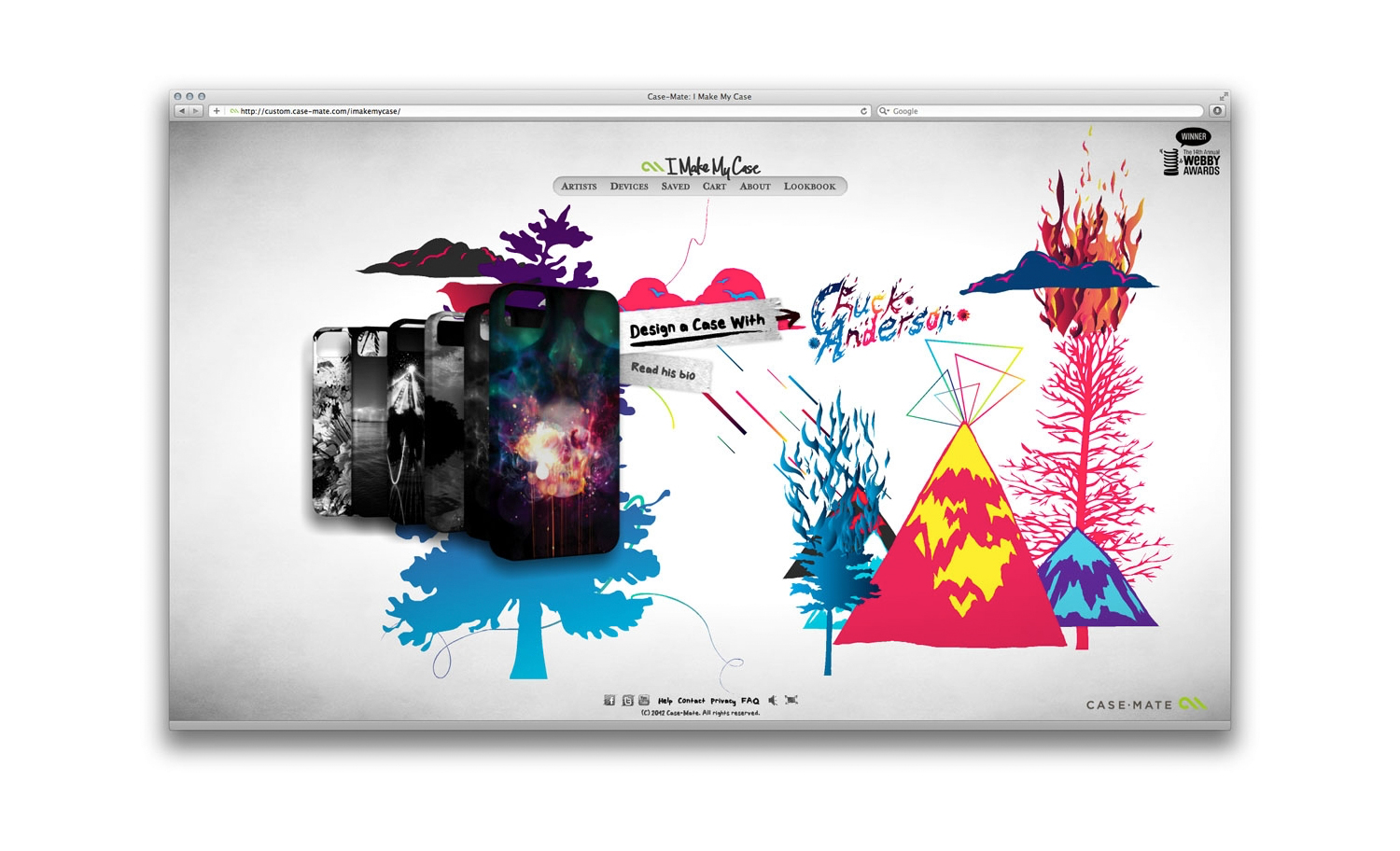 CASEMATE IMMC WEBSITE - Tech Website Design