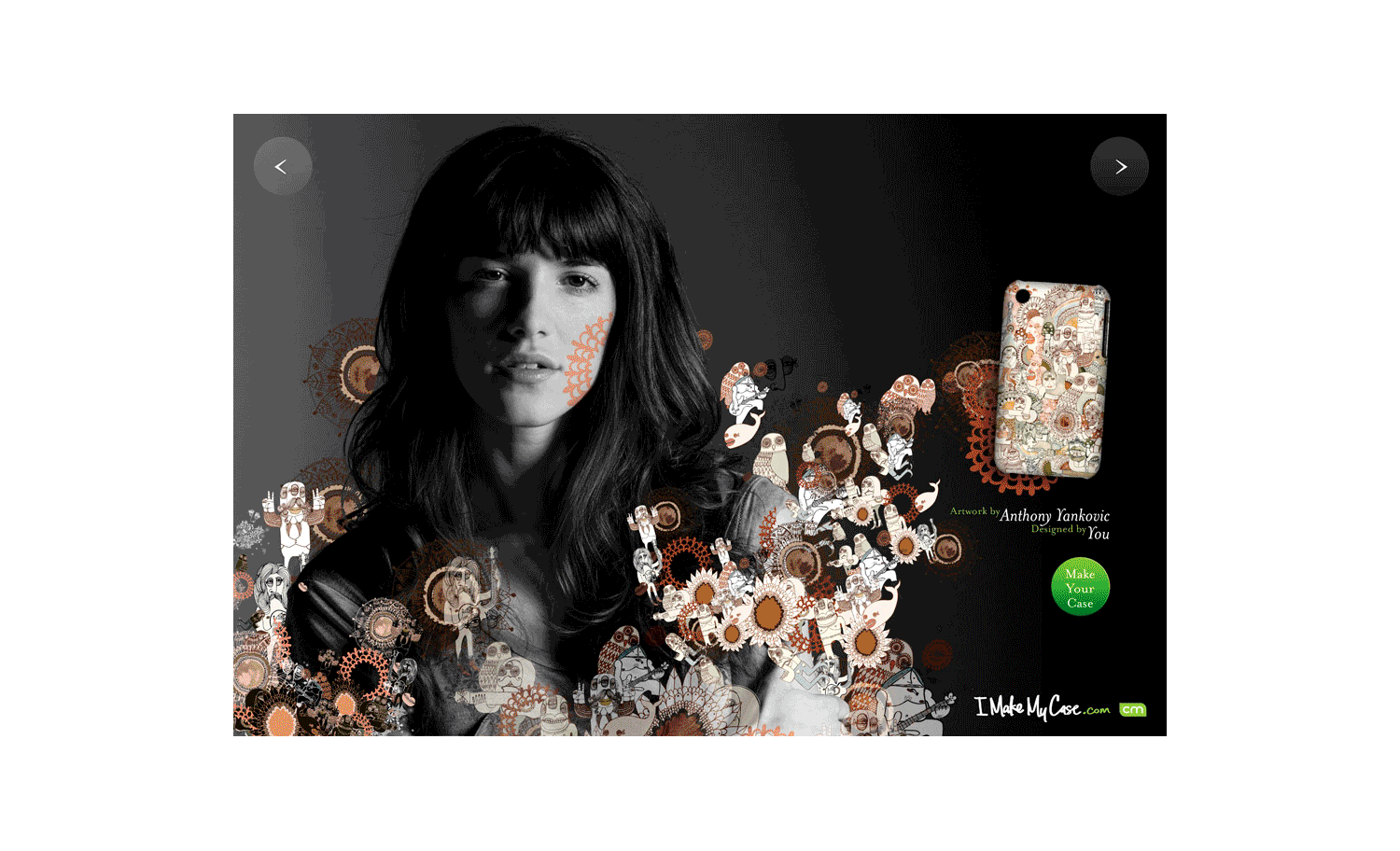 Satellite i make my case advertise