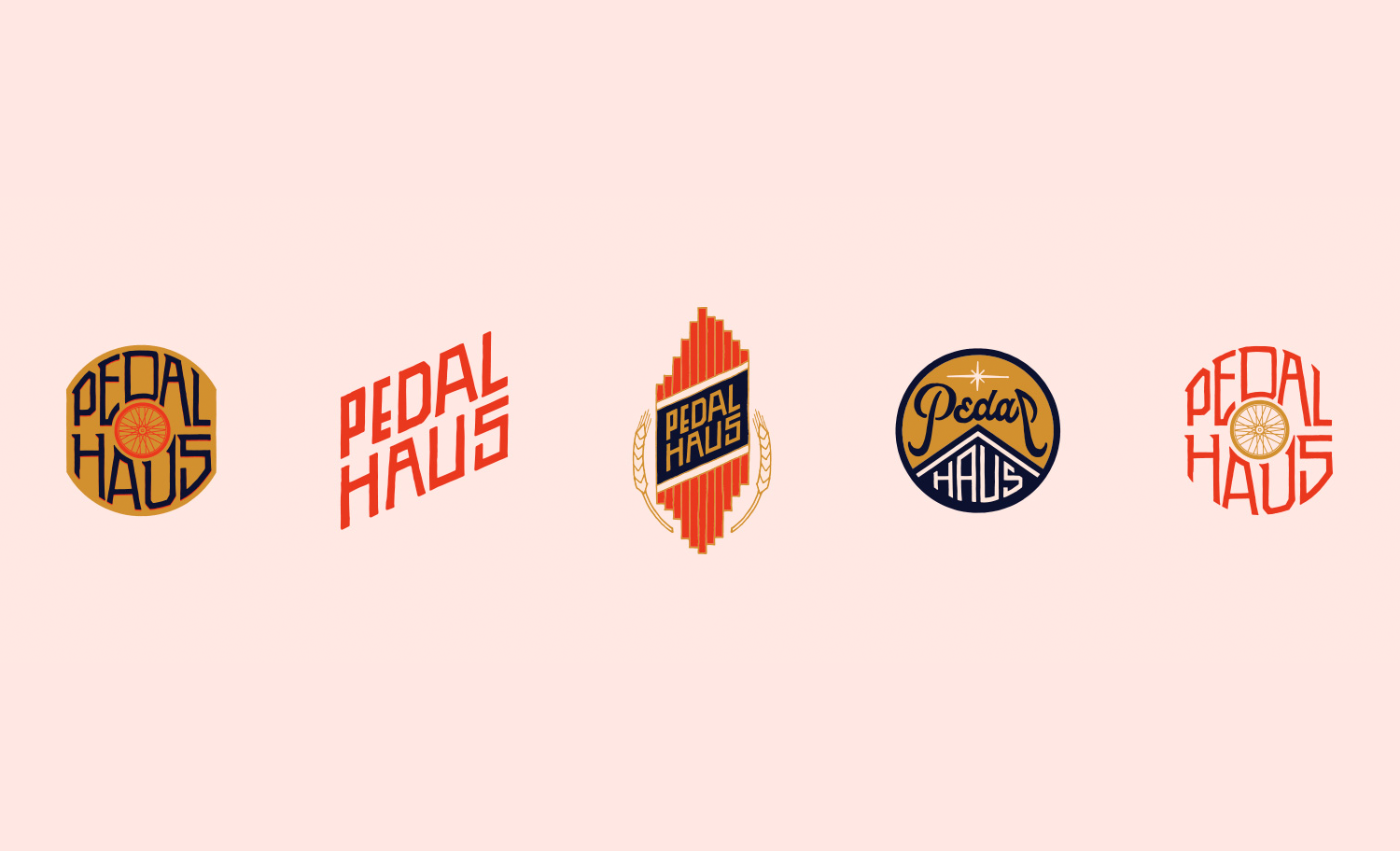 PEDAL HAUS BREWERY NAME BRANDING