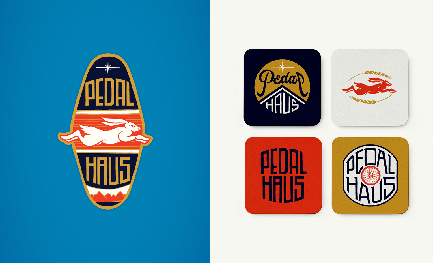 PEDAL HAUS BREWERY RESTAURANT BRANDING