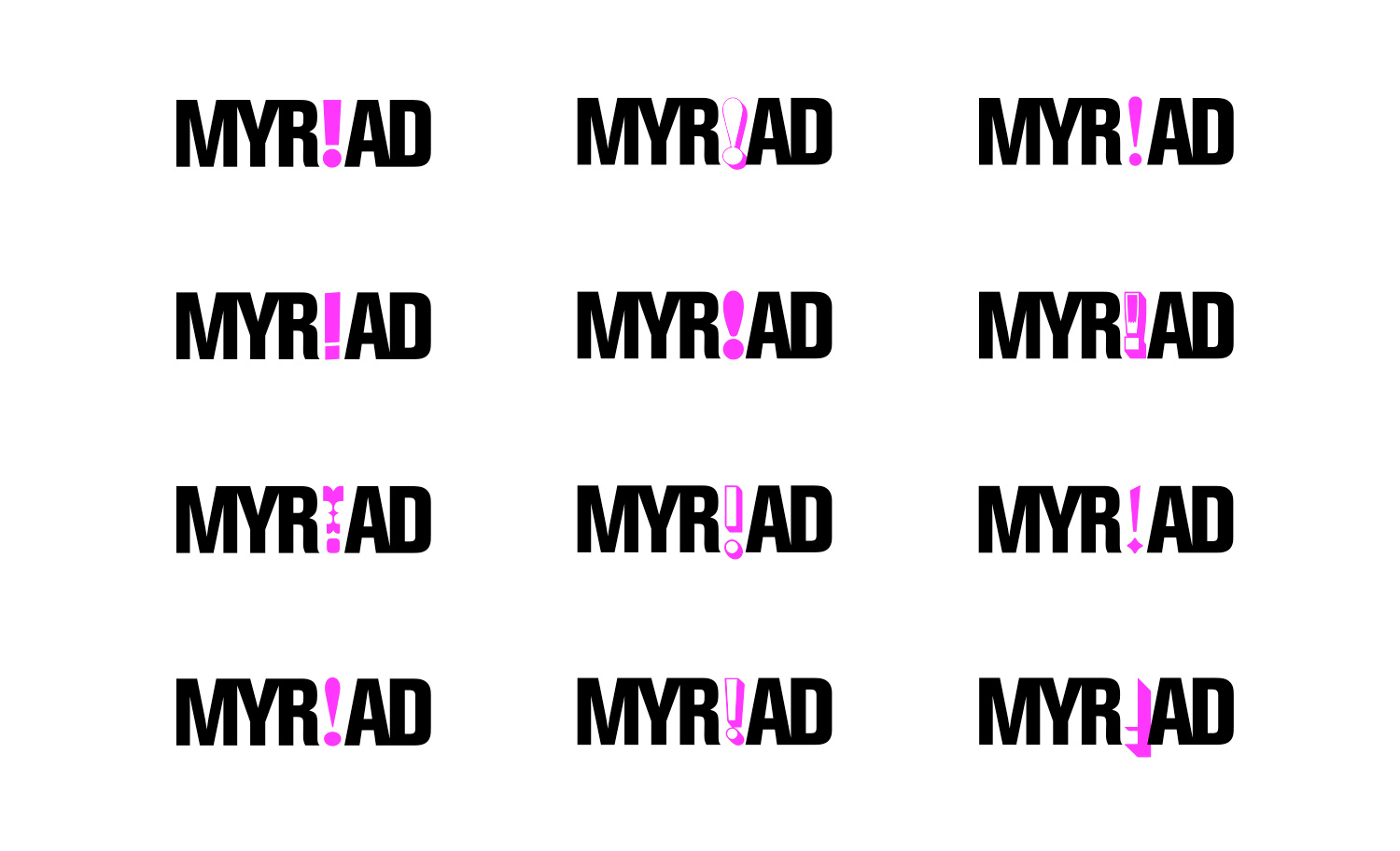 MYRIAD BRAND LOGO - Services Branding