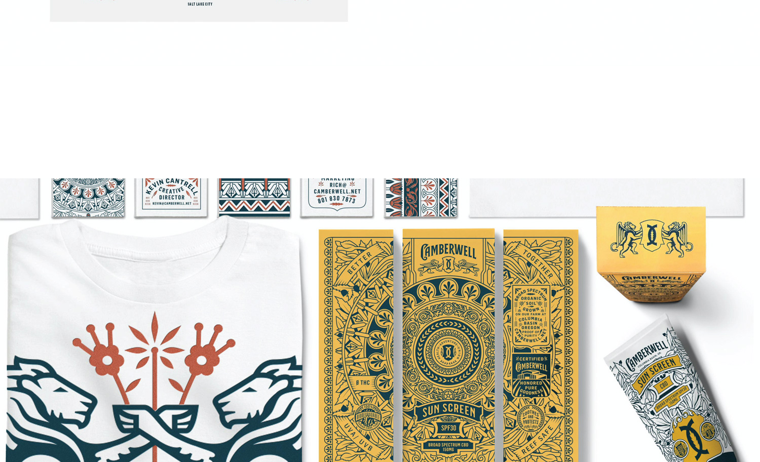 Camberwell Cannabis Branding Website Design Image