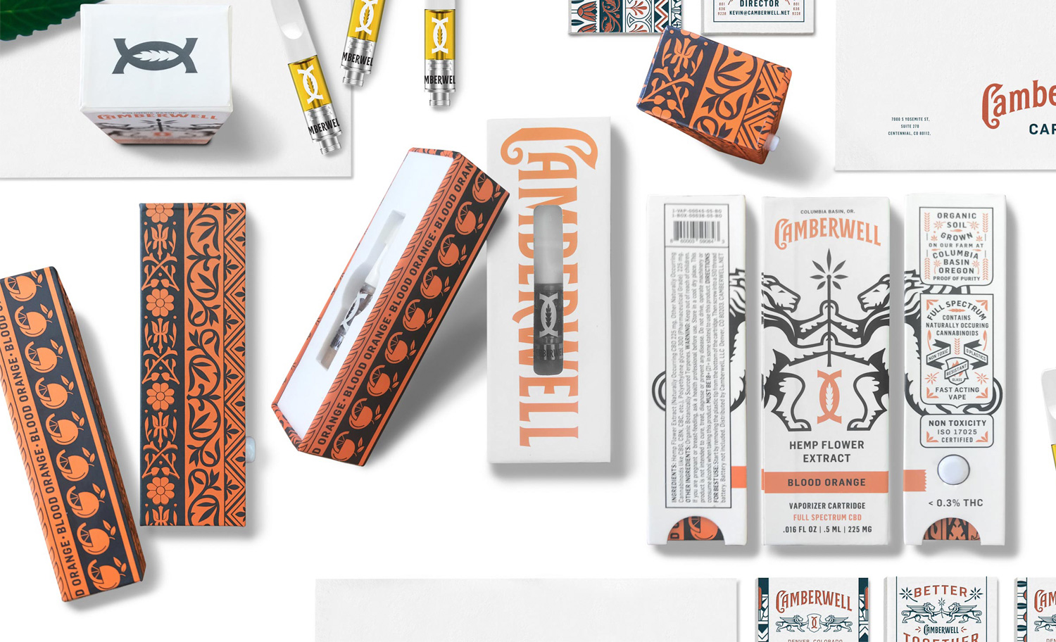 Camberwell Cannabis Branding and Packaging design Image
