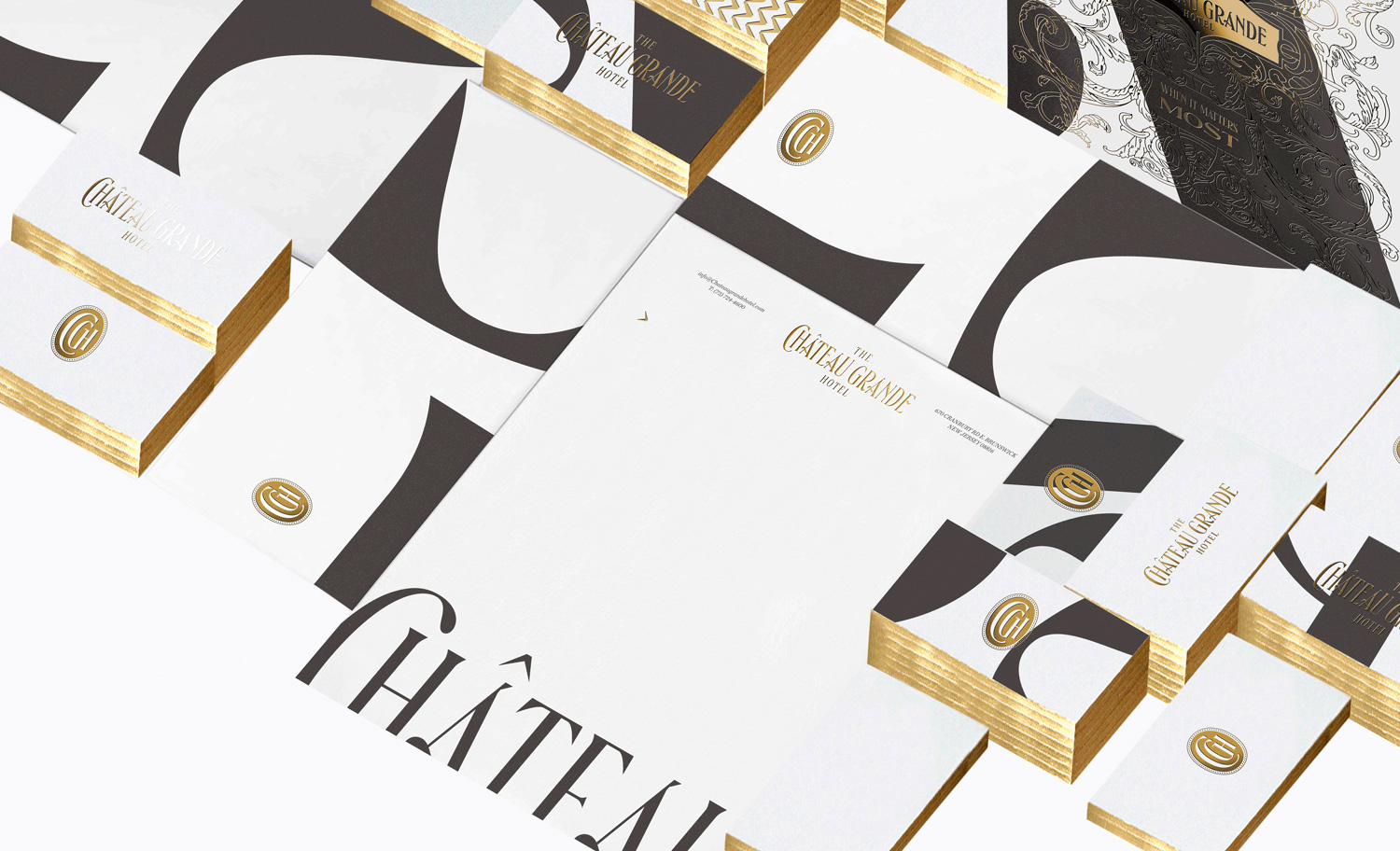 Chateau Grande Hotel Branding design