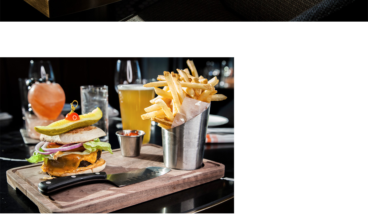 Dishes on table photo