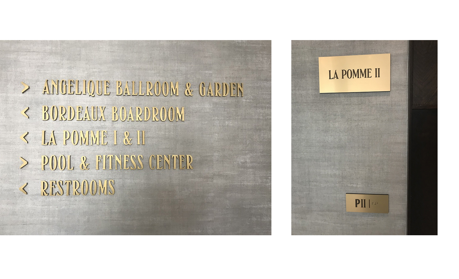 Chateau Grande Hotel Name Label