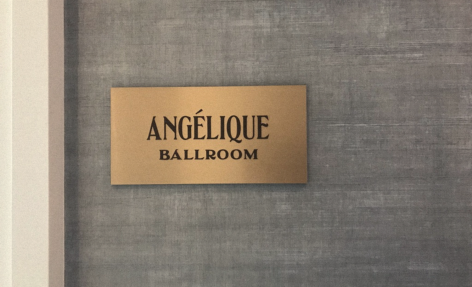 Chateau Grande Hotel Ball Room Label
