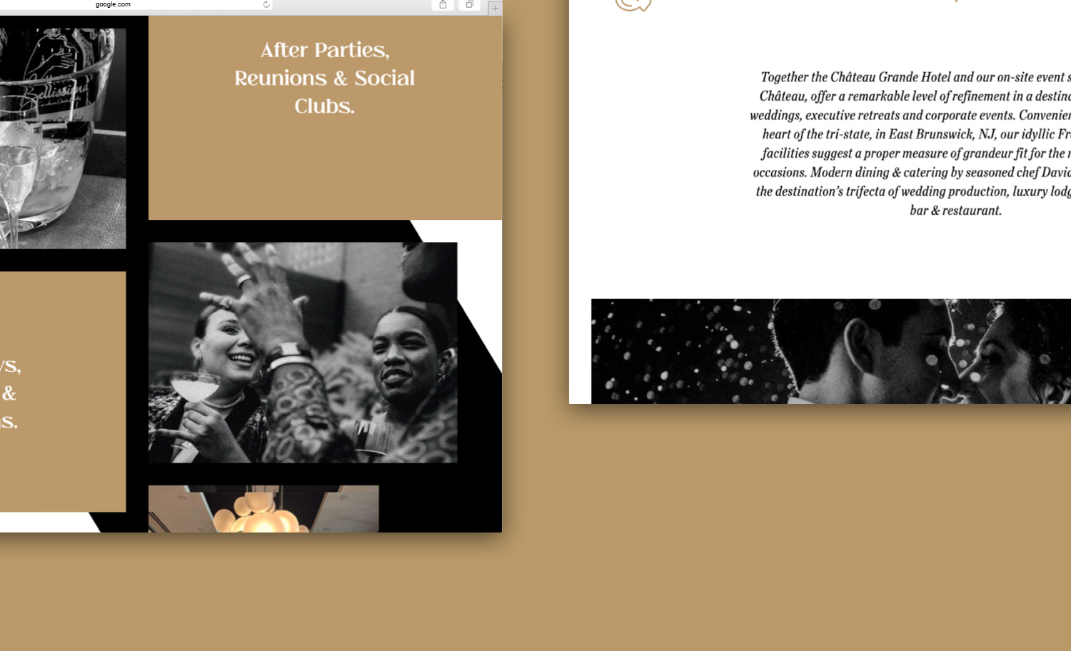 Website Design for Chateau Grande Interactive